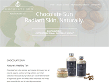 Tablet Screenshot of chocolatesun.com